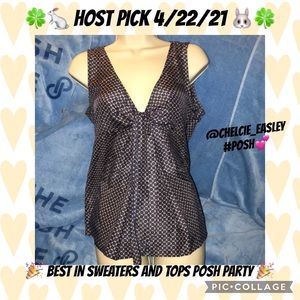 New York & company size 8 100% silk tank 💕